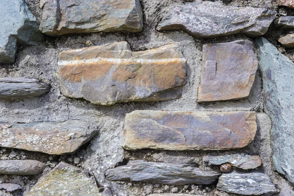 Grey stones wall for background — Stock Photo, Image