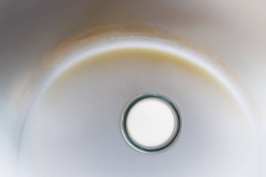 Süt şişesi lug boyun sanayi ile süt ürünleri için arka plan,