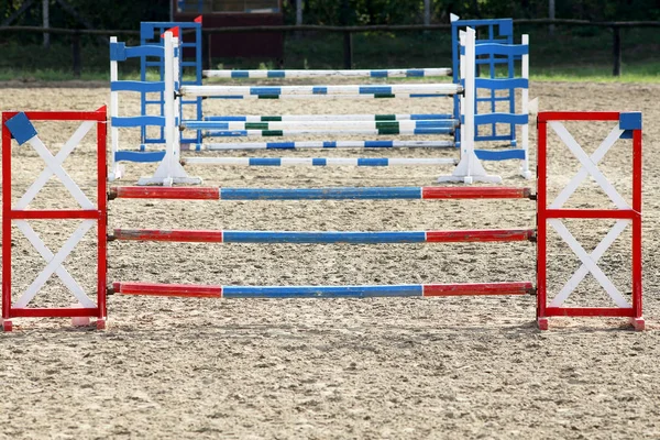 Immagine Multicolore Dei Pali Salto Dello Spettacolo All Arena Salto — Foto Stock