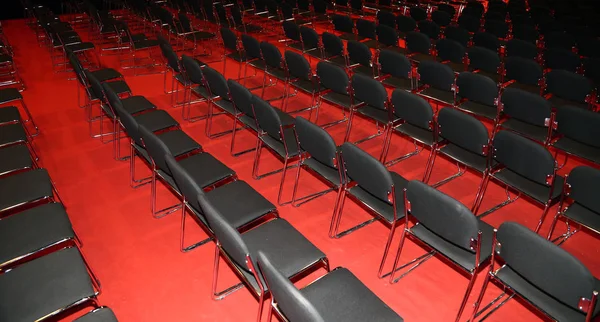 Filas Asientos Vacíos Una Sala Conferencias Vacía —  Fotos de Stock