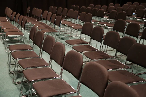 Ряды Пустых Мест Пустого Конференц Зала — стоковое фото