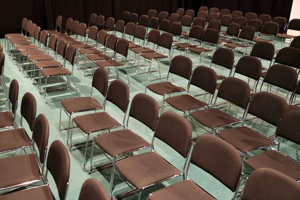 Filas Asientos Vacíos Una Sala Conferencias Vacía —  Fotos de Stock