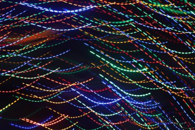 Güzel fantastik ruh fotoğraf gece bir Noel ağacı