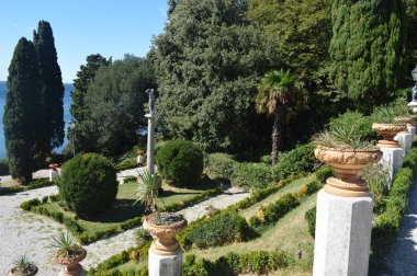 Miramar ünlü Castle Körfez Triest İtalya Fotoğraflar