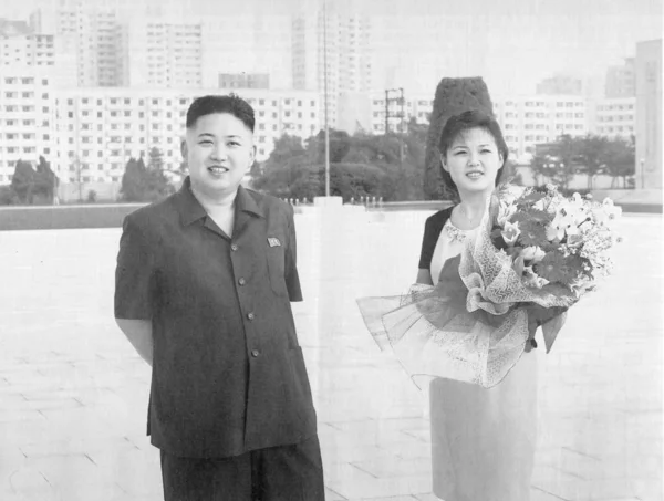 Official photo of  the young North Korean Supreme Leader Kim Jong Un — Stock Photo, Image