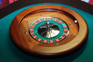 Bir top ile yakın çekim Casino Rulet