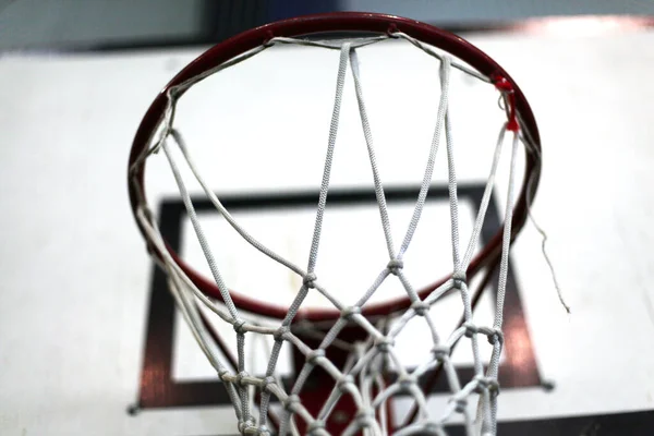 Details Basketball Rim Net Sport Background — Stock Photo, Image