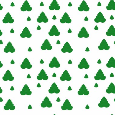 Sorunsuz köknar ağacı desen