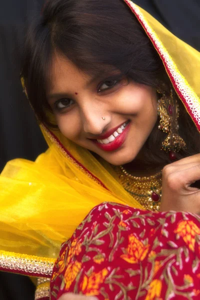 Beautiful indian bridal woman portrait