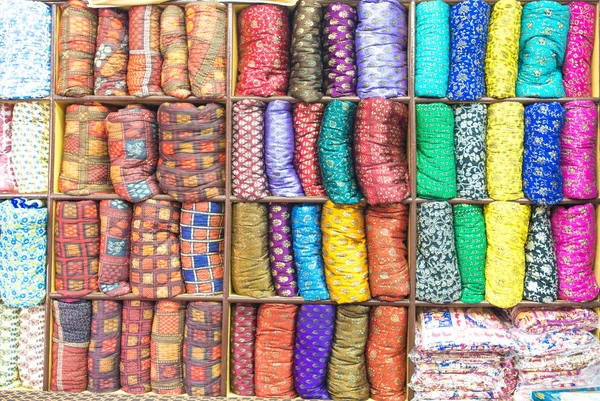 Group of Indian Colorful Cloths or saree