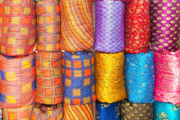 Group of Indian Colorful Cloths or saree