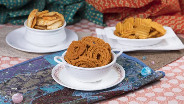 Indian Fried And Salty Food Chakali Snack