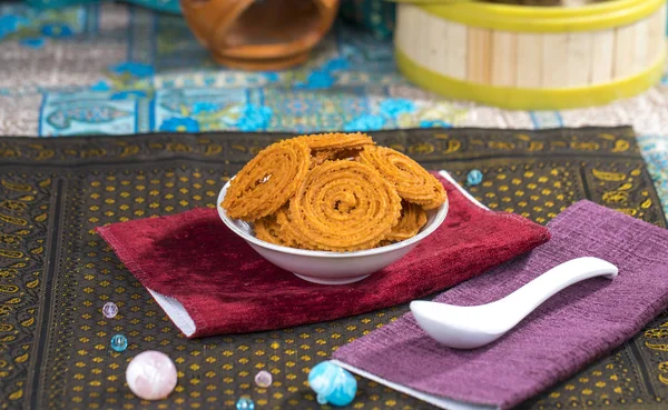 Indian Fried And Salty Food Chakali Snack