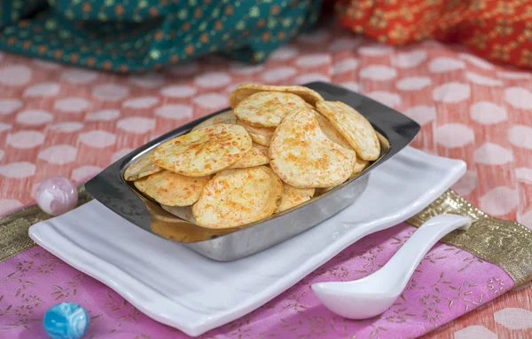 Fried and Salty Food Potato Chips