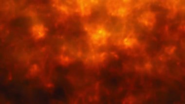 Soyut kırmızı ve turuncu alevler yukarı doğru hareket ediyor. 