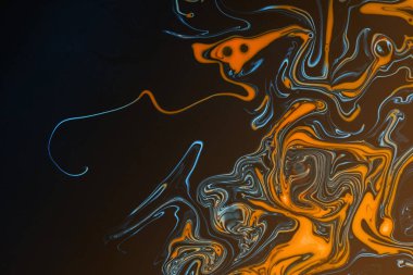 Swirling yağ boya soyut toksik tehlike