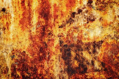 Metal yüzey doku turuncu Rust