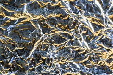 Kırılmış alüminyum kalay folyo yüzey arka plan