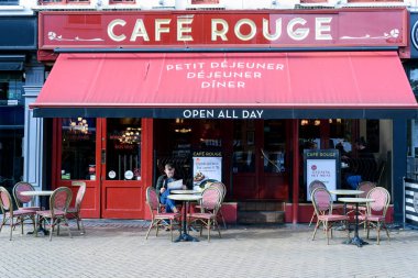 Cafe Rouge Restaurant Exterior in Chelmsford clipart