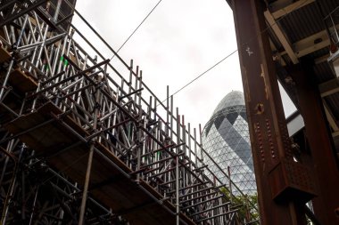 Londra Gherkin yapı ve Inşaat
