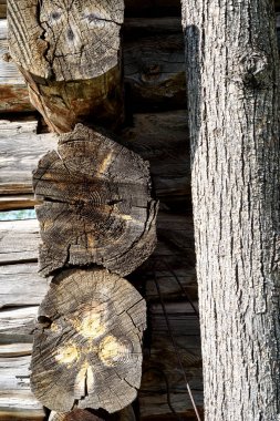 Eski kereste günlük Bina detayları