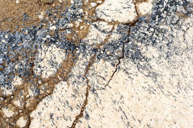 Siyah Tarmac ve onarım için kırık yol