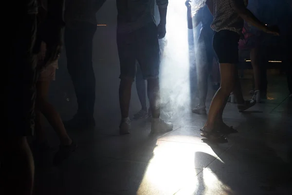 Partito Discoteca Popoli Piedi Gambe — Foto Stock