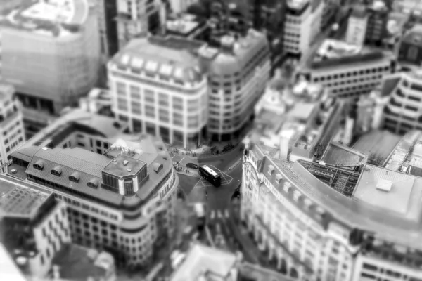 Воздушный вид на Лондон-Сити — стоковое фото