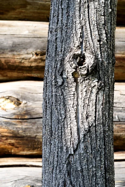 Gamla timmer hus Detaljer — Stockfoto