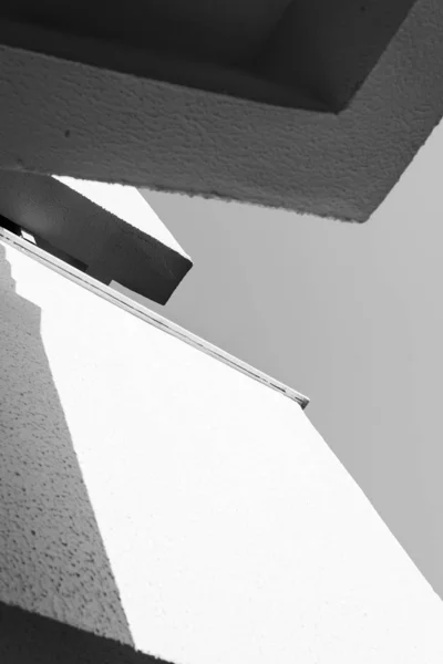 Black and White Building Abstract