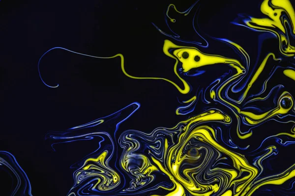 Swirling Oil Paint Abstract Toxic Hazard