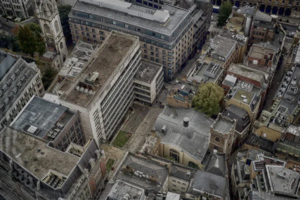 Πόλη του Λονδίνου εναέρια θέα HDR — Φωτογραφία Αρχείου