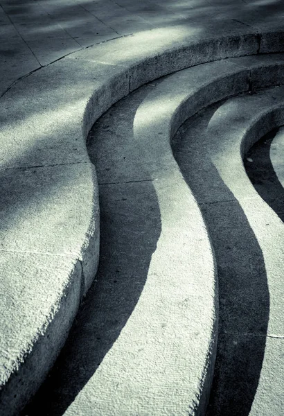 Stone Steps in a Wave Pattern — Stock Photo, Image