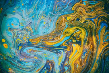 Su Yüzeyinde Zehirli Yağ Kimyasal Dökülmesi