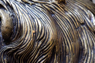 Bronz Heykel Oymacılığının Yakın Çekim