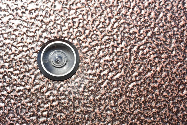 Closeup of a Door Peephole for Home Security — Stock Photo, Image