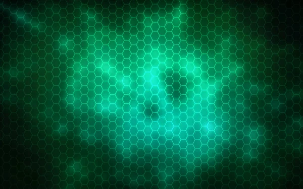 Светящийся Шестиугольник Нанотехнологии Абстрактный Фон — стоковое фото