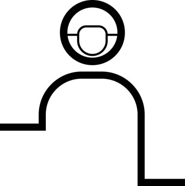 Covid-19 virüs maskeli insan simgesi