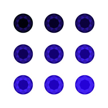 sentetik safir, elmas seti, kübik zirkon, yarı değerli mücevherler izole edilmiş zümrüt safir yakut rengi turmalin peridot aquamarine agate spinel. 
