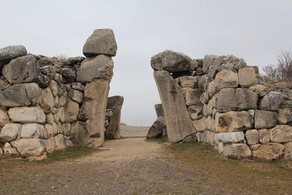 Ancient City Gate Hattusas — Zdjęcie stockowe