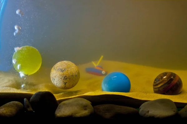 Denizin dibindeki gezegen hareketi