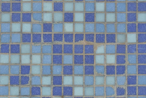 Mavi tonlarda döşemeli mozaik