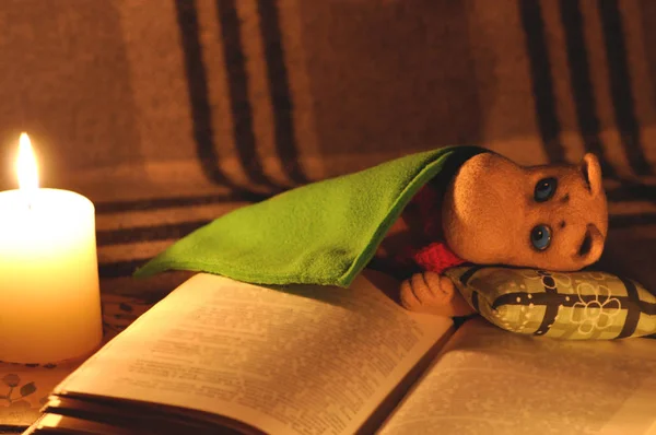 Genç Mumintroll uykuya daldı.