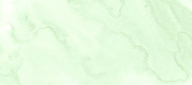 Işık yeşil suluboya çerçeveli yırtık konturlar ve çizgiler. Tasarım, düzen ve desenler için arka plan.