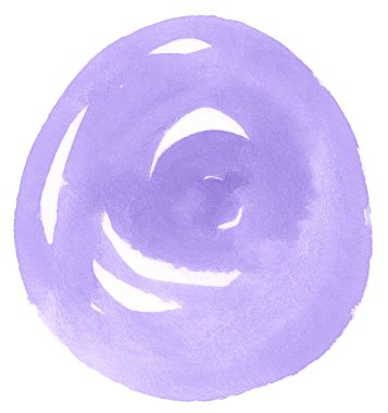 Lila pastel suluboya çizilmiş izole yıkama leke metin, tasarım için beyaz arka plan üzerinde. Soyut fırça için duvar kağıdı, tarafından yapılan doku etiket.