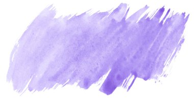 Lila pastel suluboya çizilmiş izole yıkama leke metin, tasarım için beyaz arka plan üzerinde. Soyut fırça için duvar kağıdı, tarafından yapılan doku etiket.