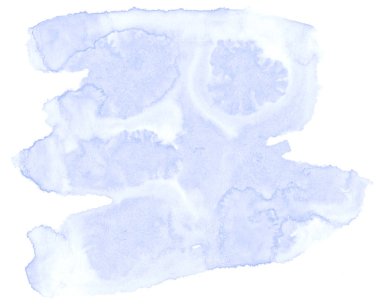 Metin, tasarım için beyaz zemin üzerine mavi pastel suluboya çizilmiş izole yıkama leke. Soyut fırça için duvar kağıdı, tarafından yapılan doku etiket.;