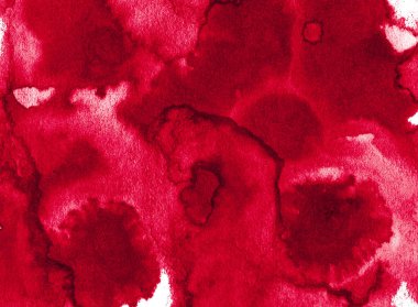 Zengin bordo suluboya çerçeveli yırtık konturlar ve çizgiler. Tasarım, düzen ve desenler için arka plan.