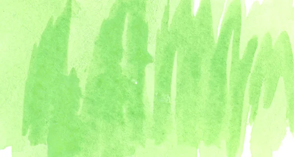 Hellgrüner Aquarellrahmen Mit Gerissenen Strichen Und Streifen Abstrakter Hintergrund Für — Stockfoto