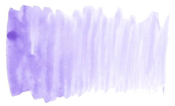 Liliowy Pastelowych Akwarela Ręcznie Rysowane Białym Tle Umyć Plamy Białym — Zdjęcie stockowe